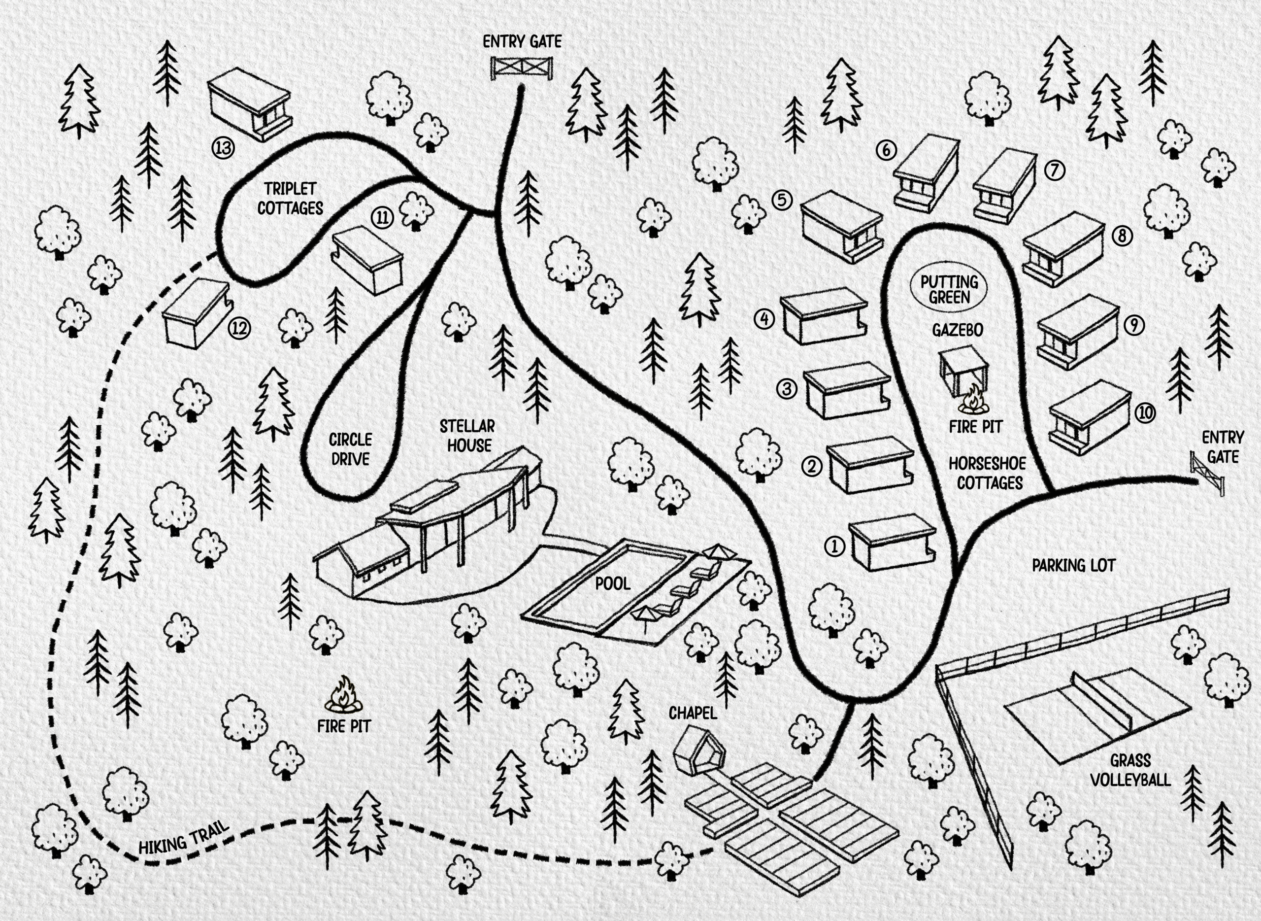 The Liney Moon Map